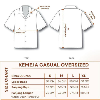 BEACHWELL Kemeja Pria Linen Lengan Pendek Model Oversized SAKALA Series Warna Cream Natural