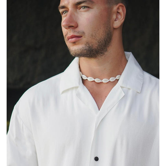 BEACHWELL Aksesoris Kalung Kerang Putih - Kalung Batu Putih Pantai Fashion Holiday wear