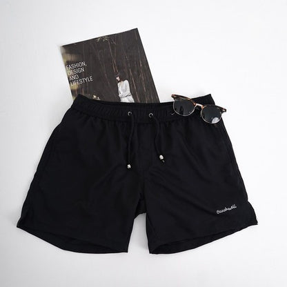 BEACHWELL Celana pendek pria boardshort Pantai - Hitam Black Mate