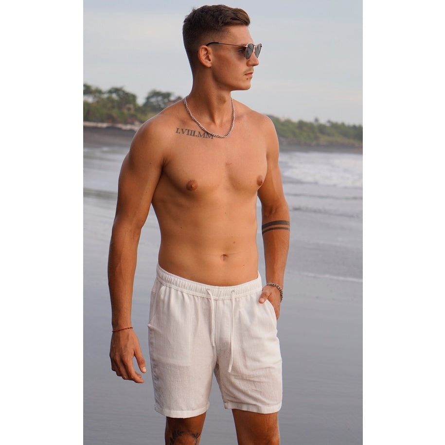 BEACHWELL Celana Pendek Pria Linen Katun - Canggu Series All Varians